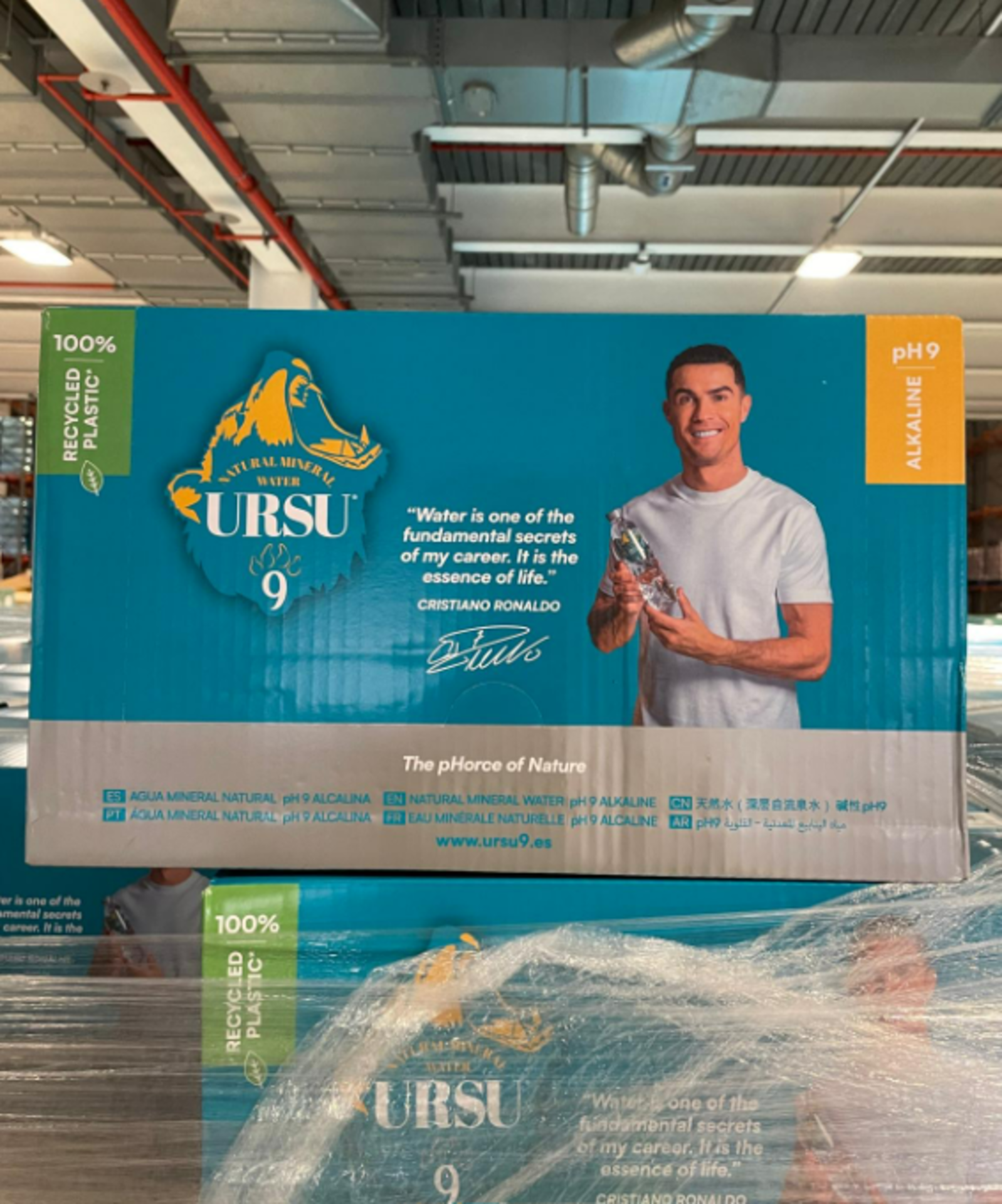 TRADE LOT 24 x Boxes of 24 Ursu Alkaline Natural Mineral Water – 500ml Bottles. (total 576