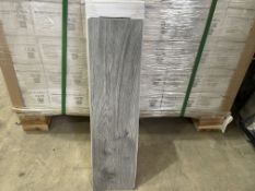 12 X BRAND NEW PACKS OF SPC HERRINGBONE LUXURY FLOORING COASTAL CARBON GREY 1099 WITH BUILT IN