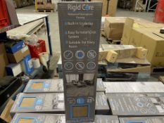 13 X PACKS OF SPC FLOORING HERRINGBONE RIGID CORE NATURAL OAK FLOORING WITH BUILT IN UNDERLAY.