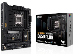 ASUS TUF GAMING B650-PLUS AMD Ryzen AM5 ATX motherboard, 14 power stages, PCIe 5.0 M.2 support, DDR5