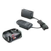 Bosch Power For All 18V 1 x 2.5Ah Li-ion Battery starter set with charger (LOC: SR1.1.5-AS243)