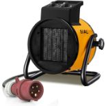 BOXED SIAL Portable Electric Heater 5000W Ceramic Fan Space Heaters 3 Settings & Adjustable