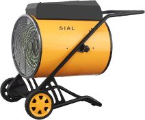 BOXED SIAL Industrial Space Heater 30000W - Electric Fan Heater - 400V - For Outdoor, Construction