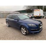 GV56 HSC AUDI Q7 S LINE QUATTRO TDI 2 X KEYS LOGBOOK ALLOY WHEELS LEATHER SEATS ELECTRIC WING