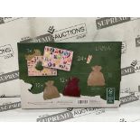 30 X BRAND NEW LIVNIA ROPE AND BAG ADVENT CALENDAR SETS RRP £30 EACH. (LOC: 26.16-AA2676)