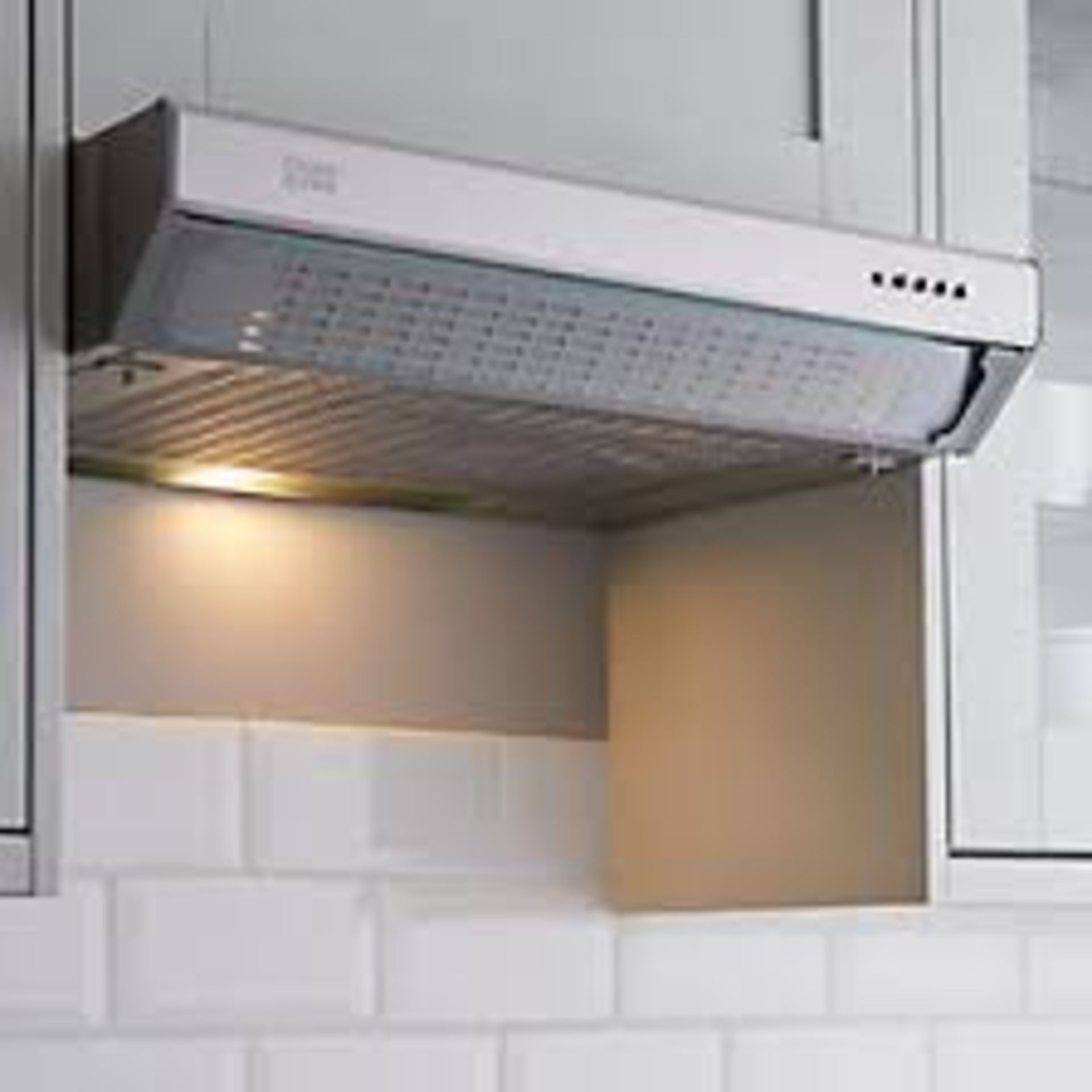 Cooke & Lewis CLVHS60A Stainless steel Inset Cooker hood (W)60cm (LOC: SR4F-AP309)