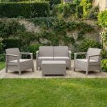 Keter Scandi Set with Storage Table. RRP £499.99 (LOC: SR4F-AP310)