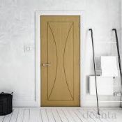 Deanta Sorrento Prefinished Oak Internal Door 1981x762x35mm (LOC: SR4F-AP291)