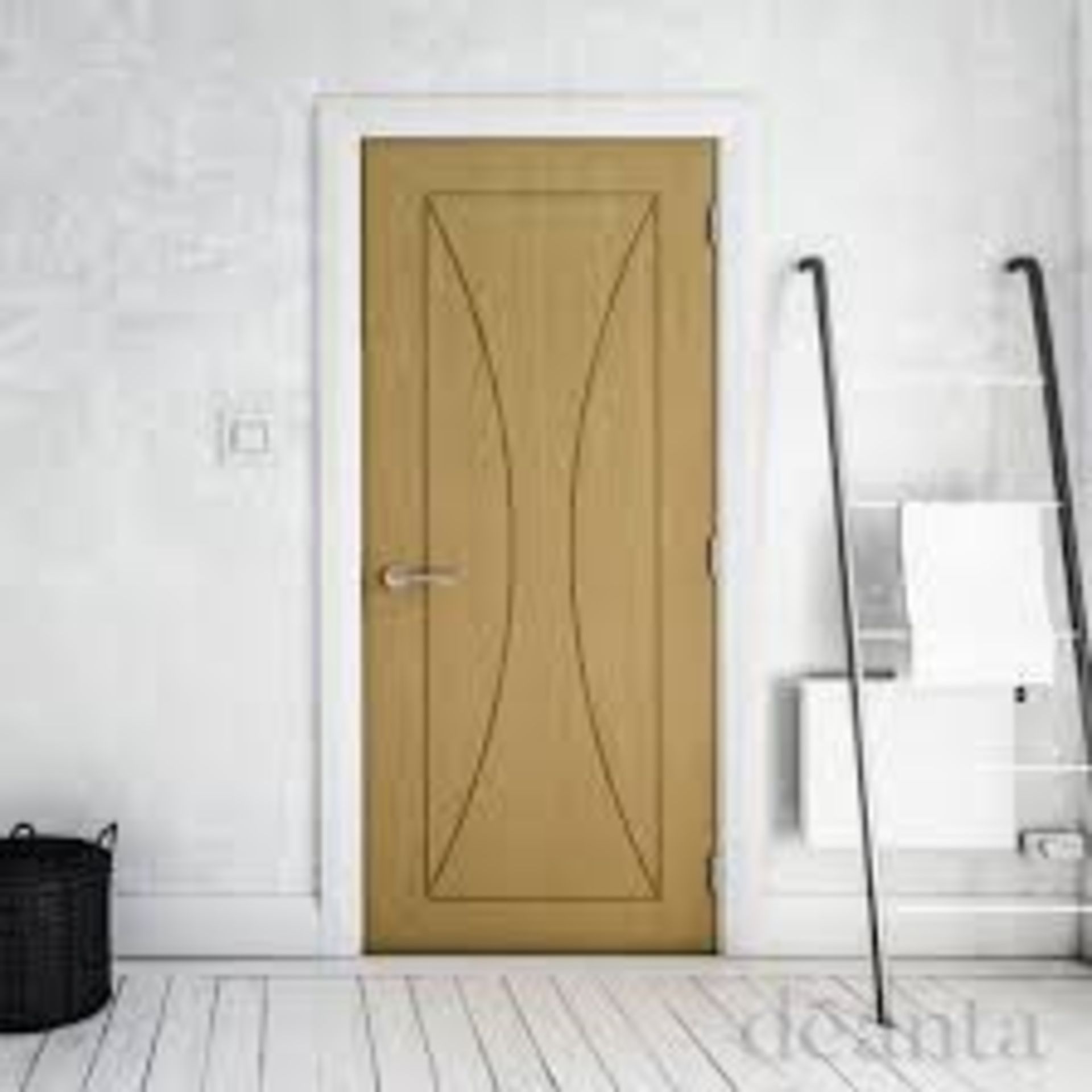 Deanta Sorrento Prefinished Oak Internal Door 1981x762x35mm (LOC: SR4F-AP291)