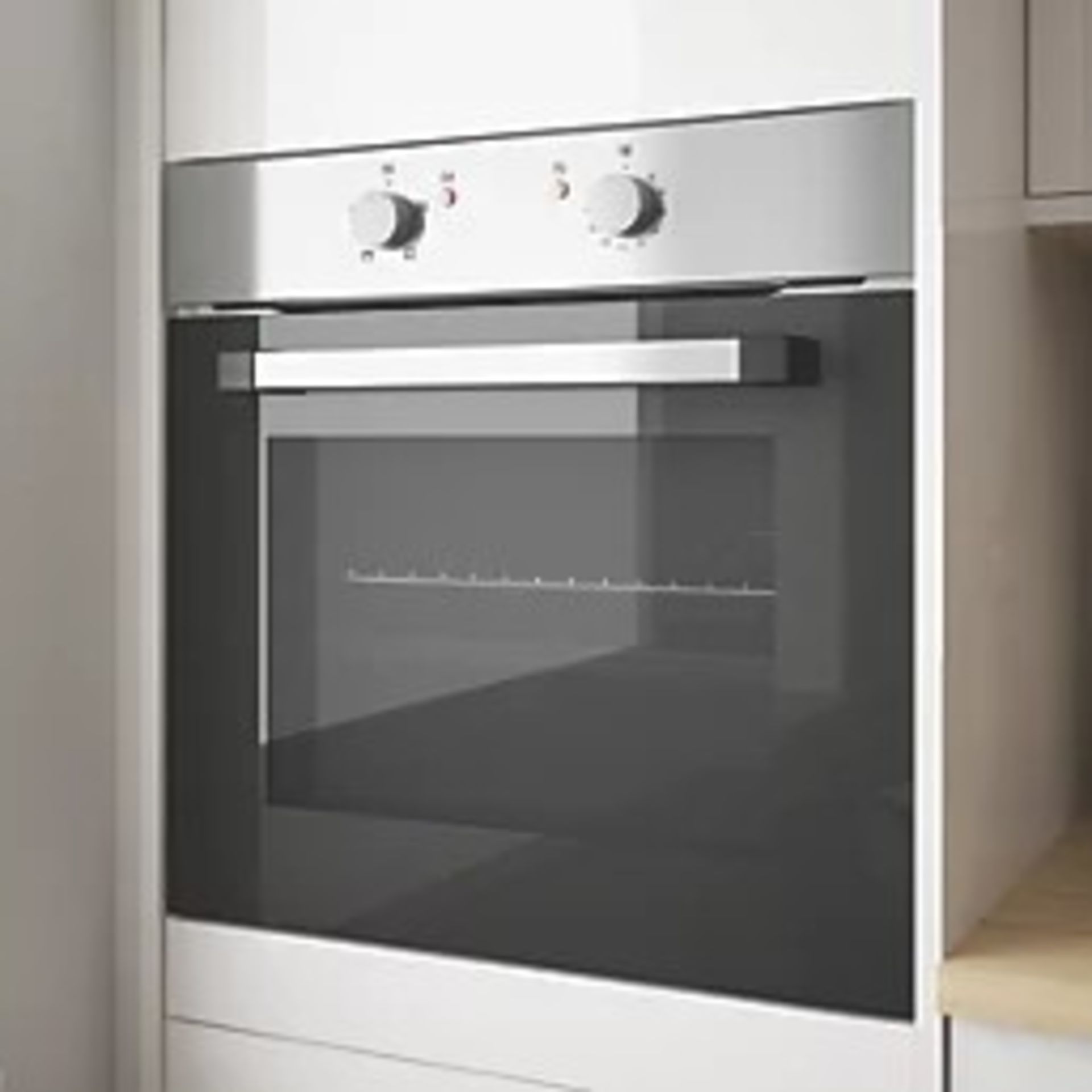 Cooke & Lewis CSB60a Built-In Single Electric Oven Stainless Steel 595mm x 595mm RRP £249.99. (