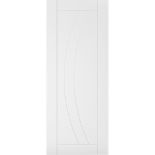 Deanta Ravello Contemporary White Primed FD30 Fire Door - 1981mm X 610mm (LOC: SR4F-AP284)