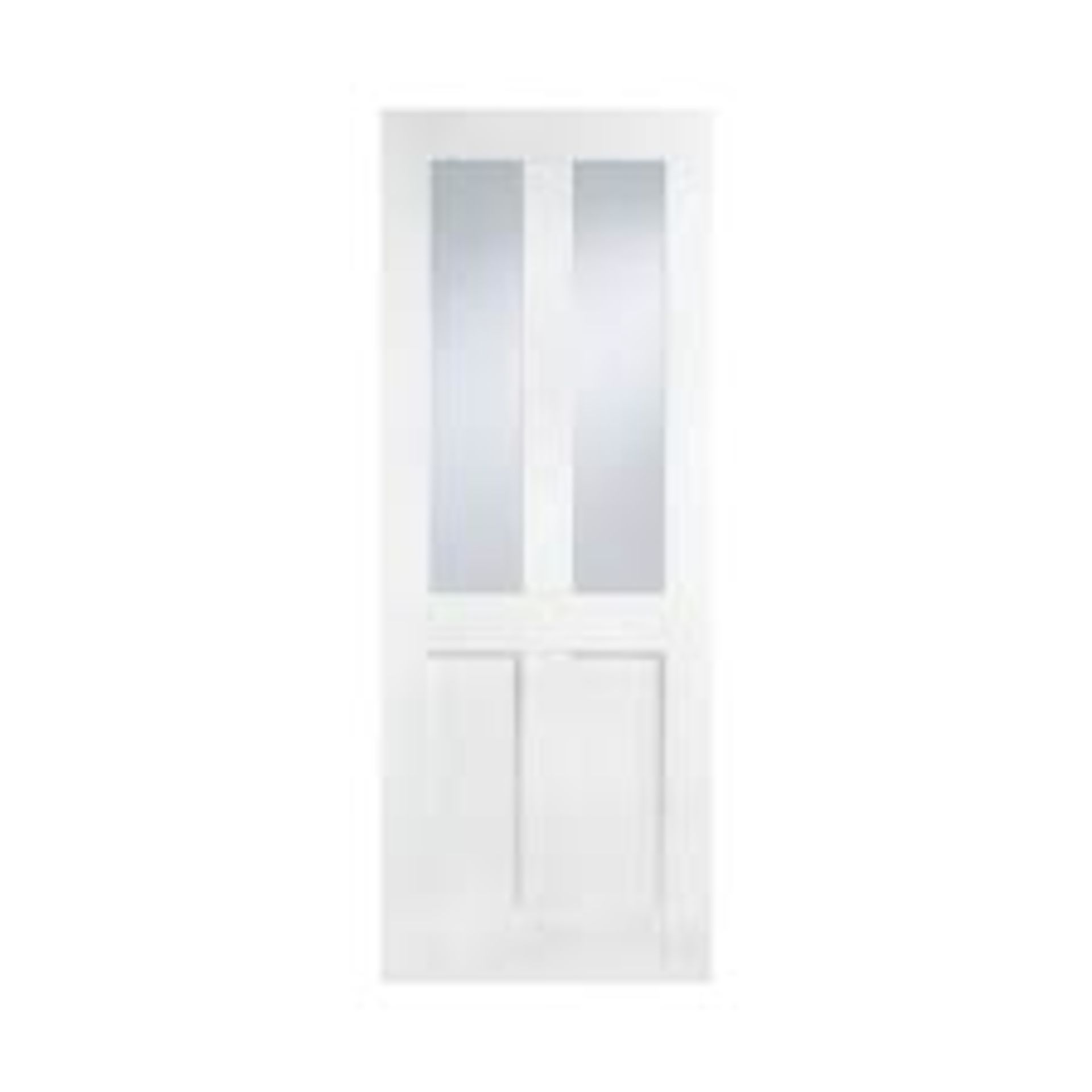 London 2 Light Primed White Door 1981 x 762 x 35mm. RRP £220.00. (LOC: SR4F-AP298)