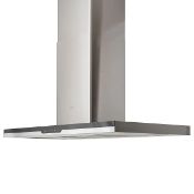 Cooke & Lewis CLIBHS90 Stainless steel Island Cooker hood (W)90cm RRP £369.99. (LOC: SR4F-AP86)
