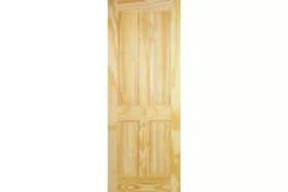 1930 Clear Pine Oak Door 80x2x8". RRP £135.00. (LOC: SR4F-AP294)
