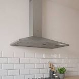 Cooke & Lewis CHS90 Stainless steel Chimney Cooker hood (W)90cm (LOC: SR4F-AP305)