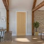 Ely Oak Internal Unfinished Door 762mm. RRP £149.00 (LOC: SR4F-AP295)