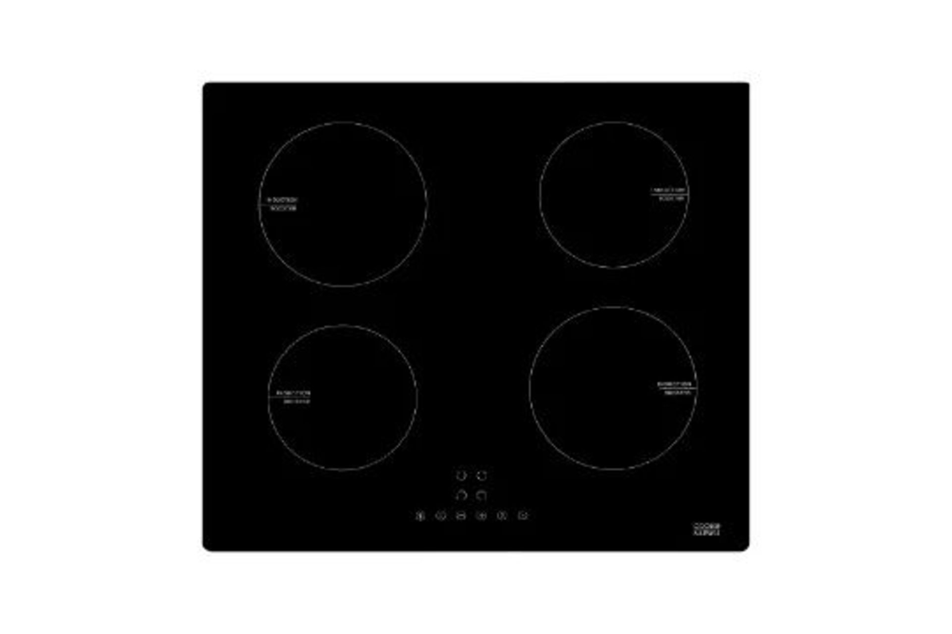 Cooke & Lewis CLIND60 59cm Induction Hob - Black RRP £249.99 (LOC: SR4F-AP257)