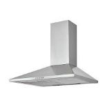 Cooke & Lewis CHS60 Stainless steel Chimney Cooker hood (W)60cm. RRP £189.00. (LOC: SR4F-AP261)
