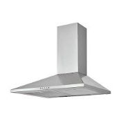 Cooke & Lewis CHS60 Stainless steel Chimney Cooker hood (W)60cm. RRP £189.00. (LOC: SR4F-AP261)
