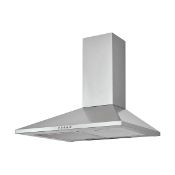 Cooke & Lewis CHS60 Stainless steel Chimney Cooker hood (W)60cm - Brushed inox RRP £199.99 (LOC: