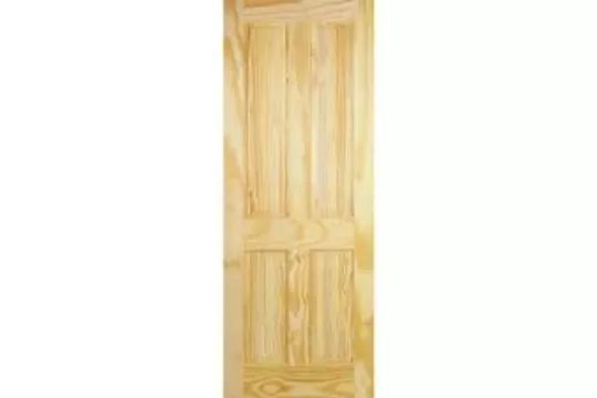 1930 Clear Pine Oak Door 80x2x8". RRP £135.00. (LOC: SR4F-AP290)