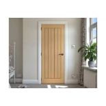 1981 x 610 x 35mm (24") Mexicano Oak Internal Doors. - (LOC: SR4F-AP285)