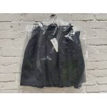 Brand New Del Core Sculptured Mini Skirt RRP £650, Size 44, in Black, This striking Del Core
