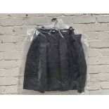 Brand New Del Core Sculptured Mini Skirt RRP £650, Size 46, in Black, This striking Del Core