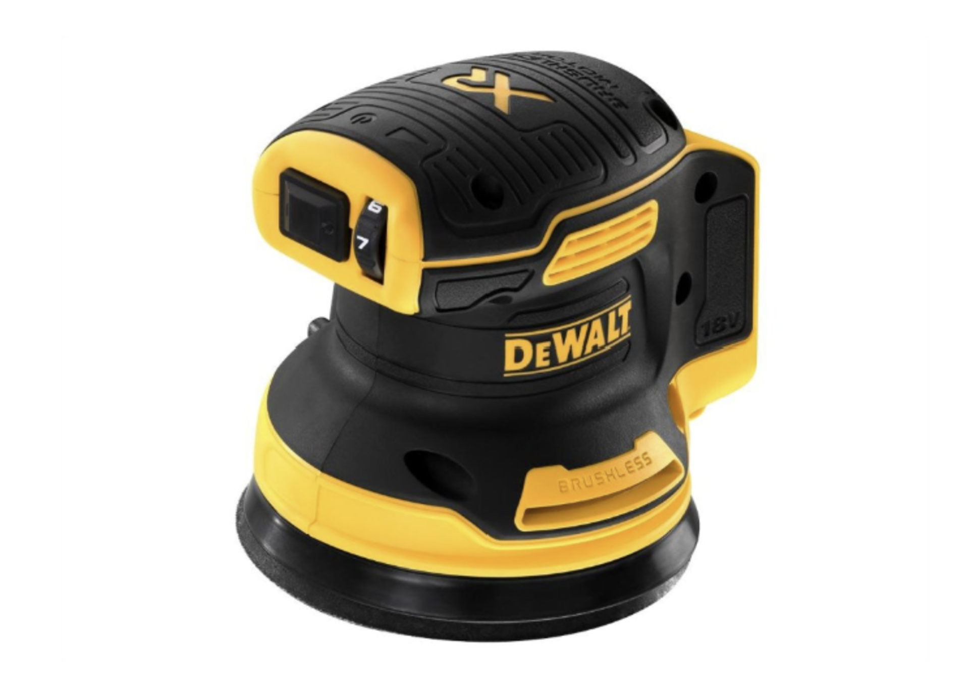 DeWalt DCW210N RRP £139.98 18v XR Cordless Brushless Random Orbital Disc Sander 125mm (Sander