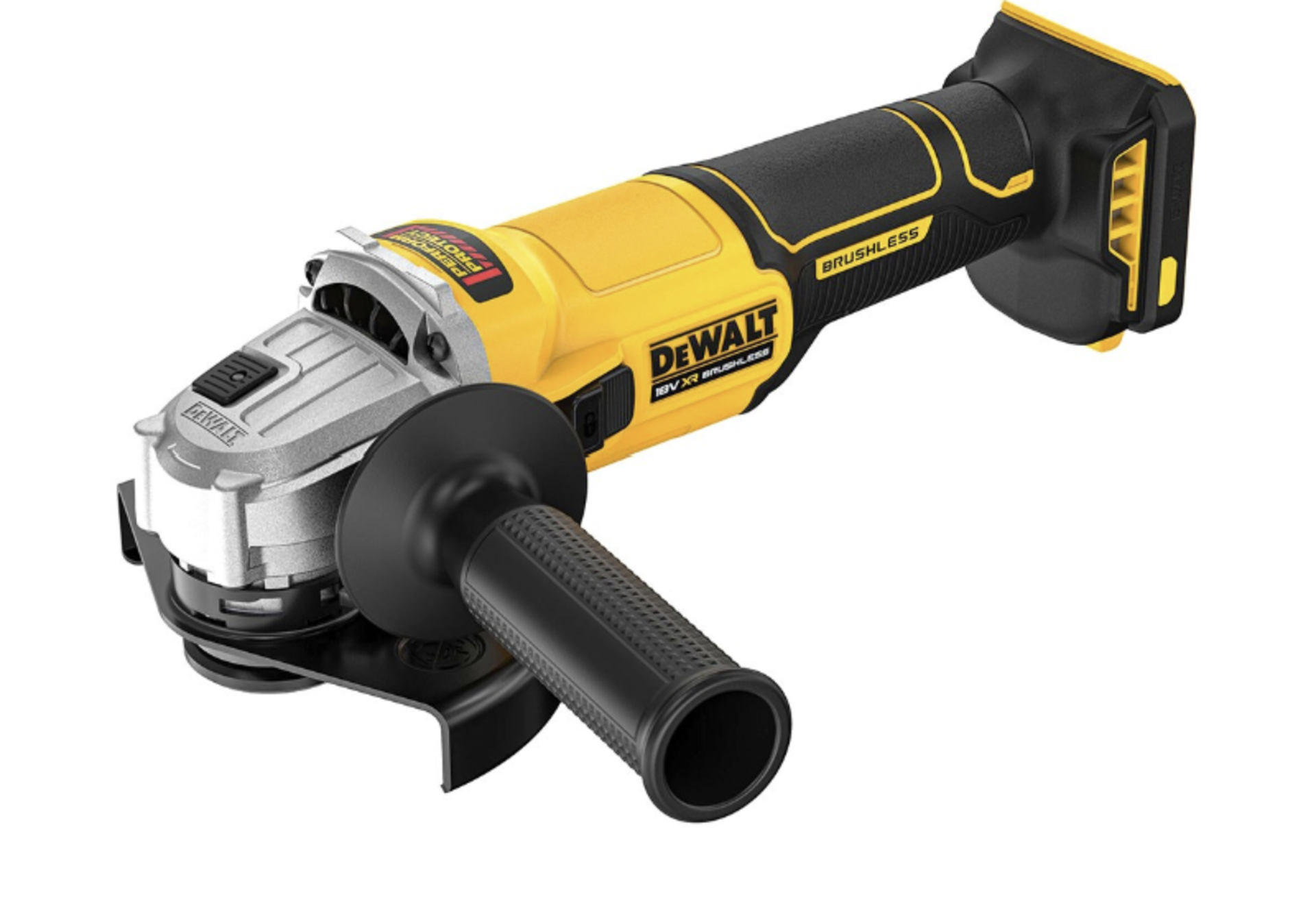DeWalt DCG407 RRP £129.98 18v XR Cordless Slide Switch Angle Grinder 125mm, The DeWalt DCG407