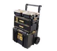 DeWalt ToughSystem 2.0 Tower with 2 x Organisers and Drawers RRP £299.98 , Auto stacking latches,