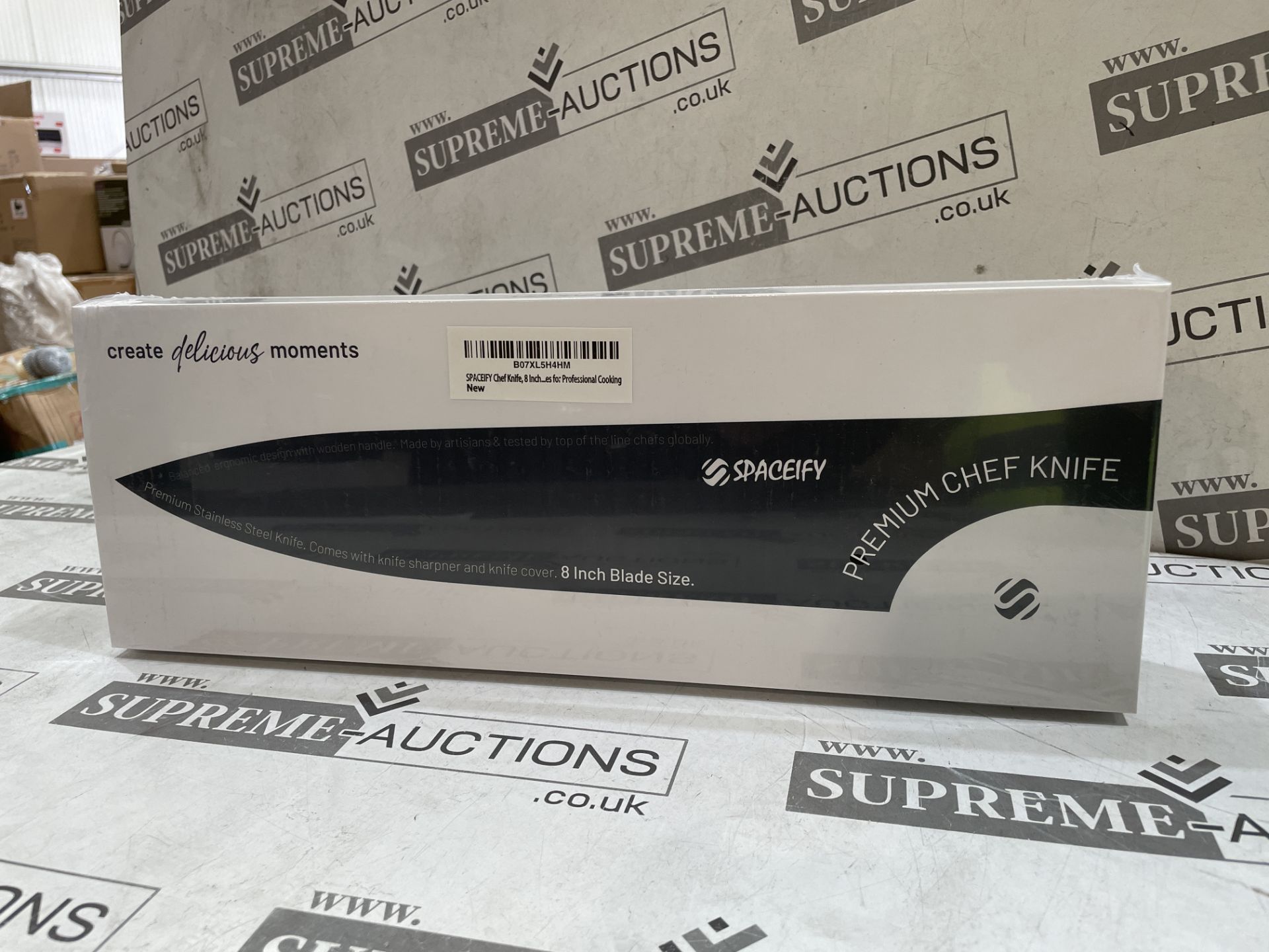 10 X BRAND NEW Spaceify 8 Inch Chef Knife - Rustproof Food-Grade German Stainless Steel Blade -