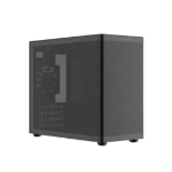 TecWare Fusion 3 mATX Compact PC Case, High Airflow SFF Chassis, 3 Fans Included, Top-Mount ATX/