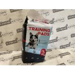 12 X BRAND NEW PACKS OF 40 LARGE PET TRAINING PADS 60 X 60CM RRP £18 PER PACK. BB 2028 (LOC: 45.24-