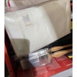 10 Piece mixed lot to include Paint brushes set of 3, Microfiber cloths, Duct tape and more (LOC: