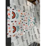 100 X BRAND NEW PREMIUM EAT A RAINBOW LITTLE COOKS CO APRONS (LOC: 43.19-AA6591)