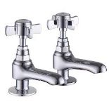 BRAND NEW VURTU Bensham Bath Taps, 1/4 Turn, Single or Lever Ceramic Disc, High/ Low Water Pressure,