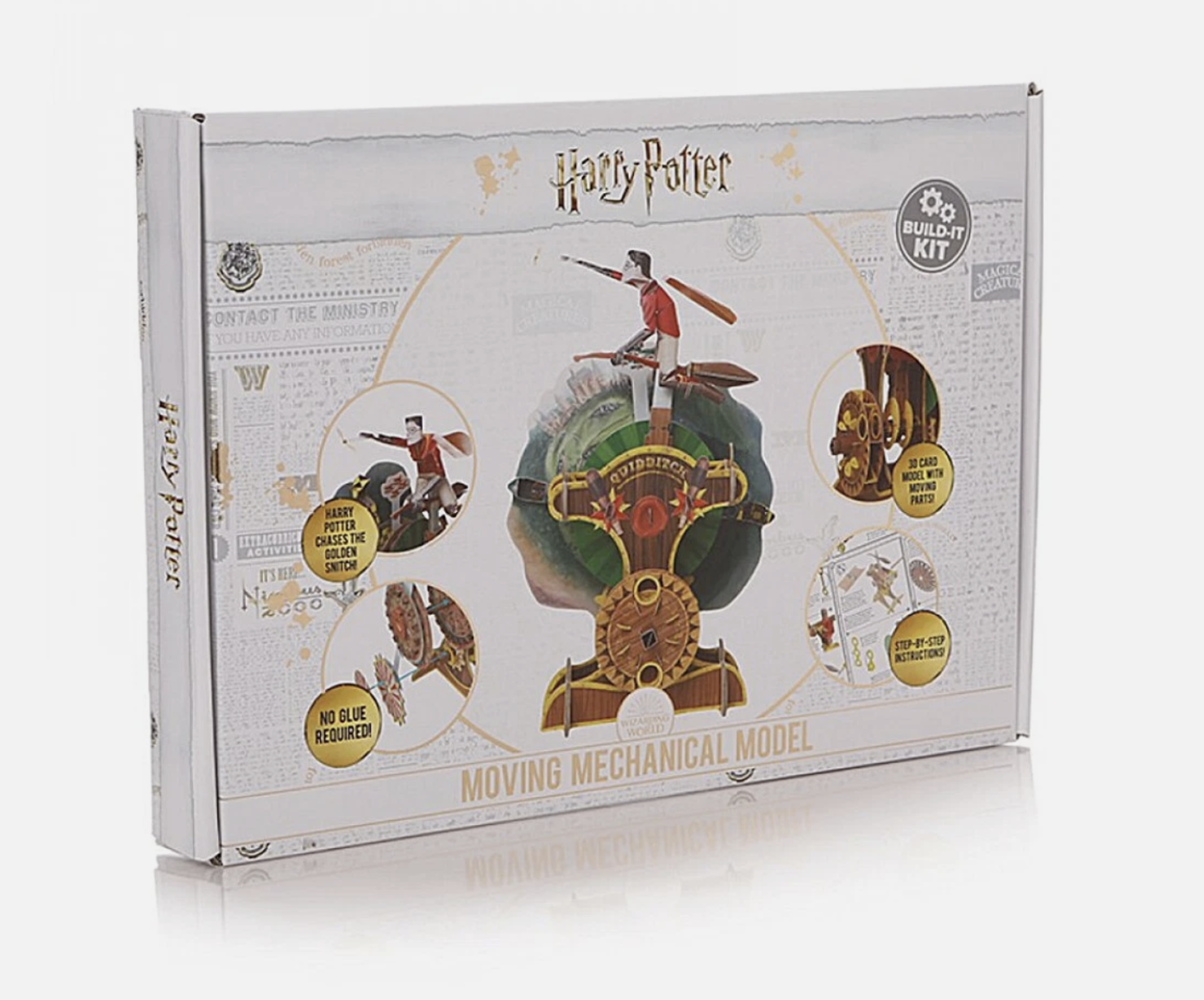 Box to contain 8 x Brand New Harry Potter Cardboard Moving Mechanical Quidditch Model, This