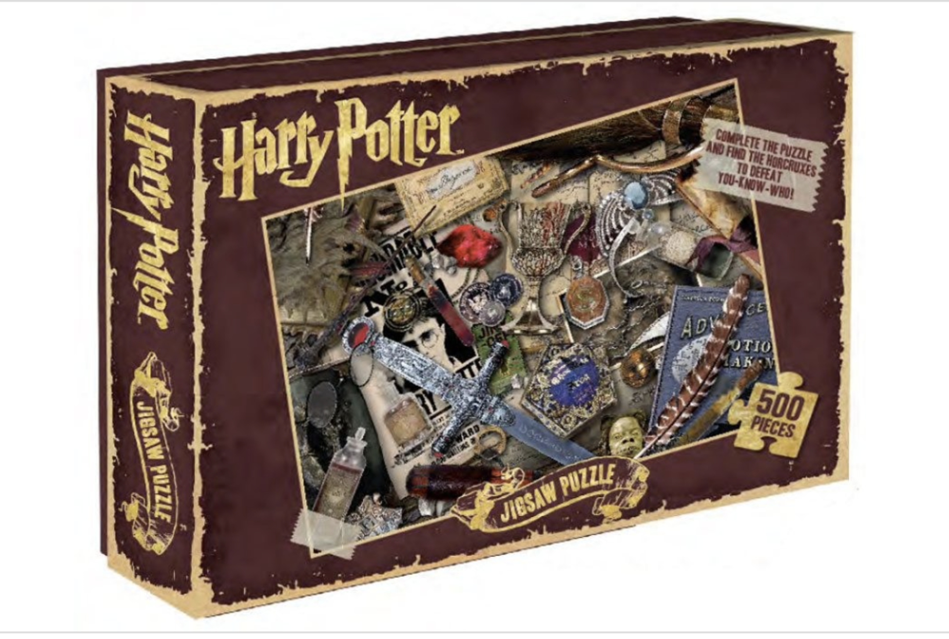 9 x Boxed Harry Potter Horcrux 500Pc Jigsaw Puzzle, Description: Step into the wizarding world of