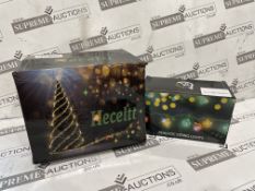 15 X BRAND NEW SETS OF ASSORTED CHRISTMAS LIGHTS IN VARIOUS DESIGNS AND SIZES (LOC: 22.12-AA1200)