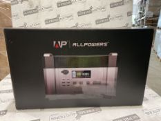 BOXED ALLPOWERS S2000 Pro 1451Wh Portable Power Station, 4x 2400W AC Outlet Solar Generator
