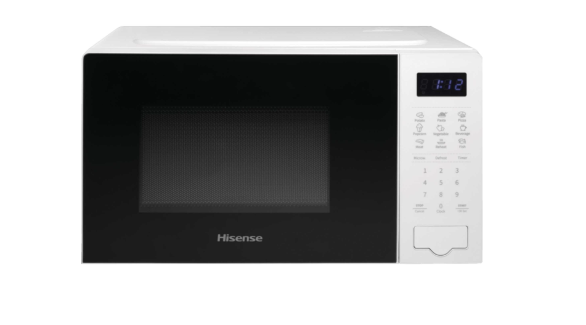 Hisense 20L Freestanding Solo Digital Microwave Oven - White, This 20L microwave is the perfect size - Image 3 of 3