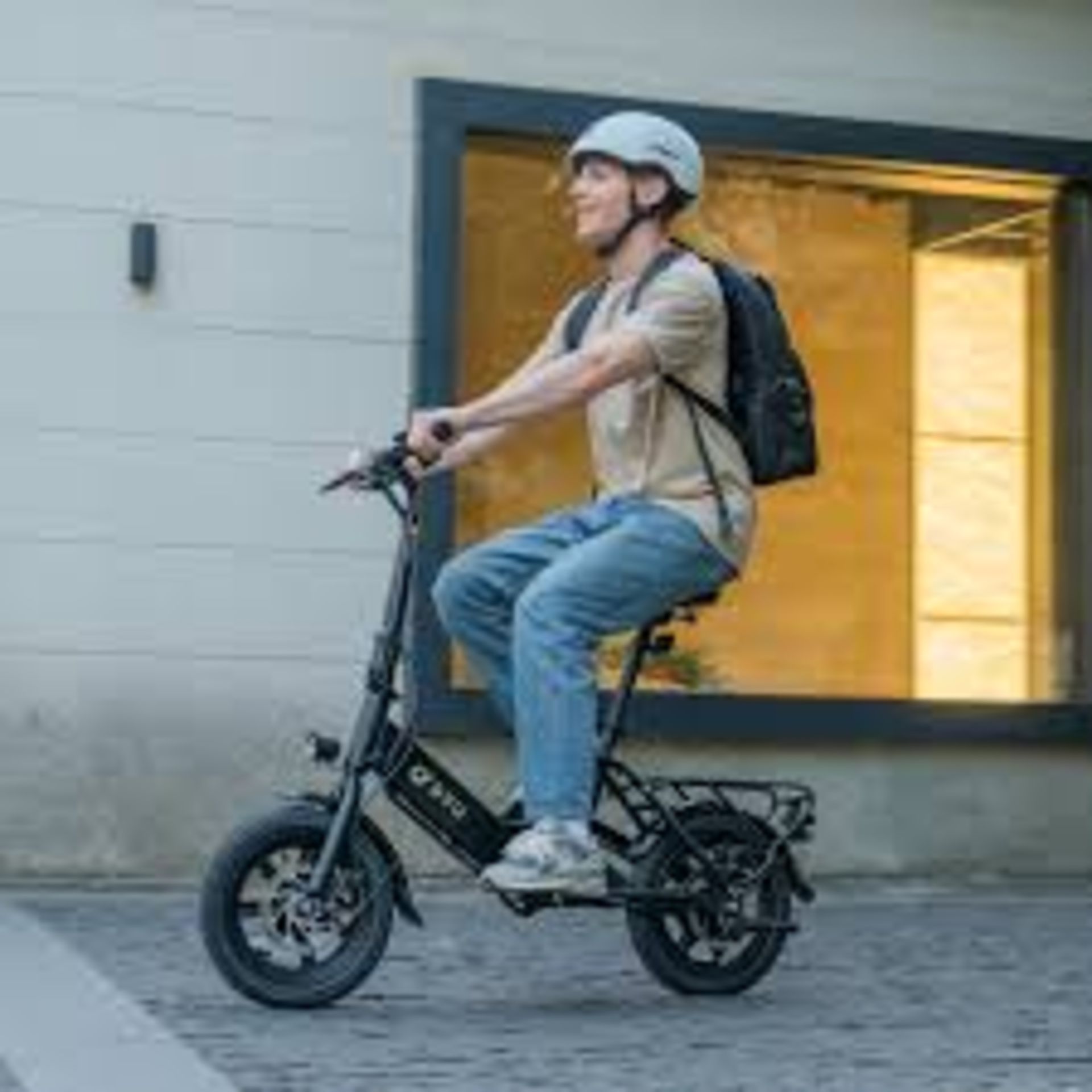 BOXED DYU C3 14 Inch Folding Ebike RRP £599. Pedal-assisted range of 34 KM / Pure electric range - Image 2 of 2