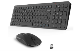 2 x Brand New LeadsaiL Wireless Keyboard and Mouse Set, Wireless USB Mouse and Compact Computer