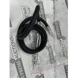 Box to contain 100 x Brand New Hookah Hose, for Shisha pipes. Large Hookah hose in black. 63 x 30