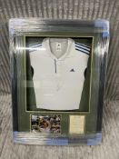 BRAND NEW GENUINE SIGNED Tennis shirt signed by 3× Grand Slam champion, Olympic gold medallist