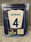 BRAND NEW GENUINE SIGNED Football shirt signed by UEFA Champions League winner, Liverpool legend