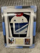 BRAND NEW GENUINE SIGNED Olympic shirt signed by 5× Olympic gold medallist, Tour de France winner