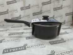 4 X BRAND NEW Ninja ZEROSTICK Classic 20cm Saucepan CW50220UK (LOC: 48.15-AA9954)