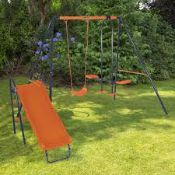 BRAND NEW Hedstrom Saturn Junior Swing, Glider Slide Outdoor Playset by Hedstrom COLOURS MAY VARY